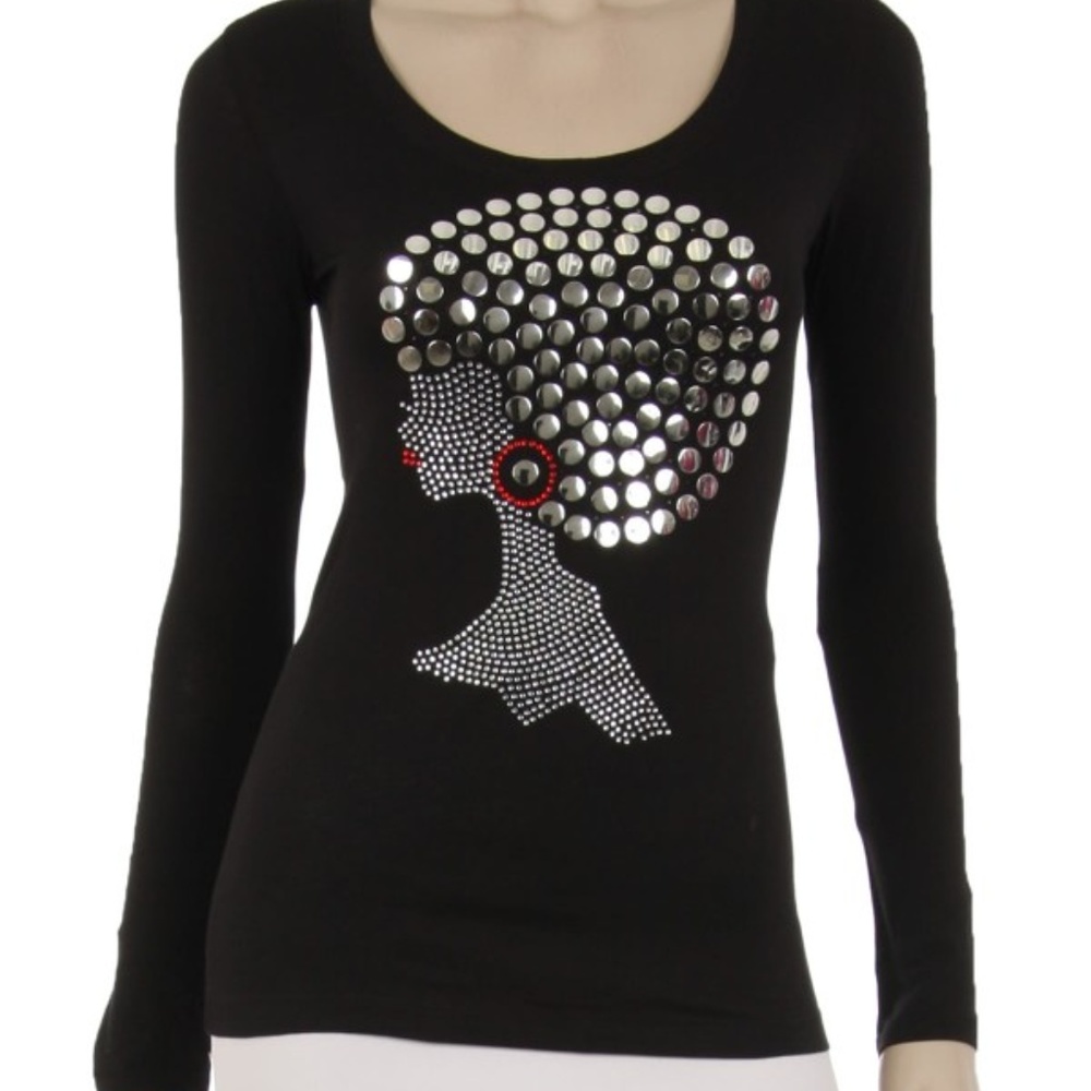 Afro Pom Pom Hair T-Shirt